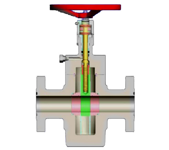 Non-rising stem gate valve