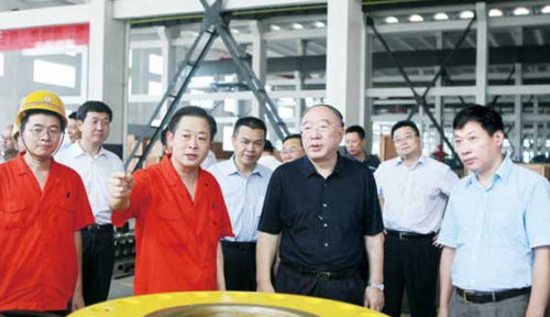 Huang Qifan, mayor of Chongqing province, visited Xintai