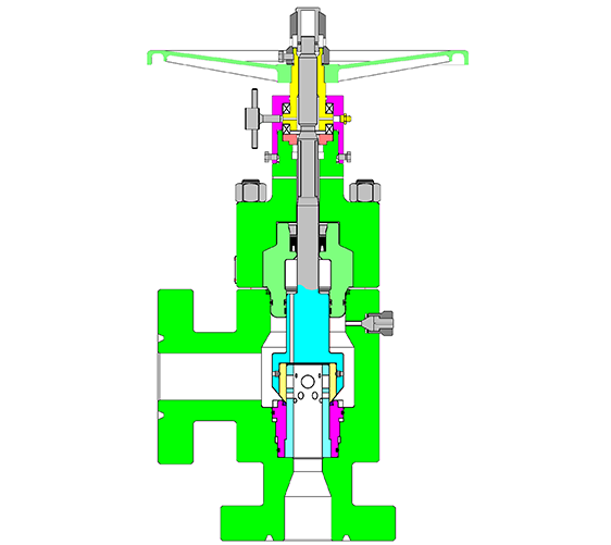 Cage choke valve (manual / hydraulic / pneumatic / electric)